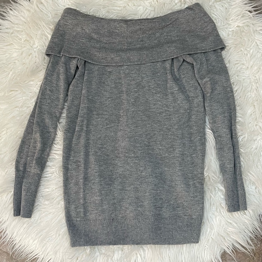 Loft Off-The-Shoulder Sweater - Small